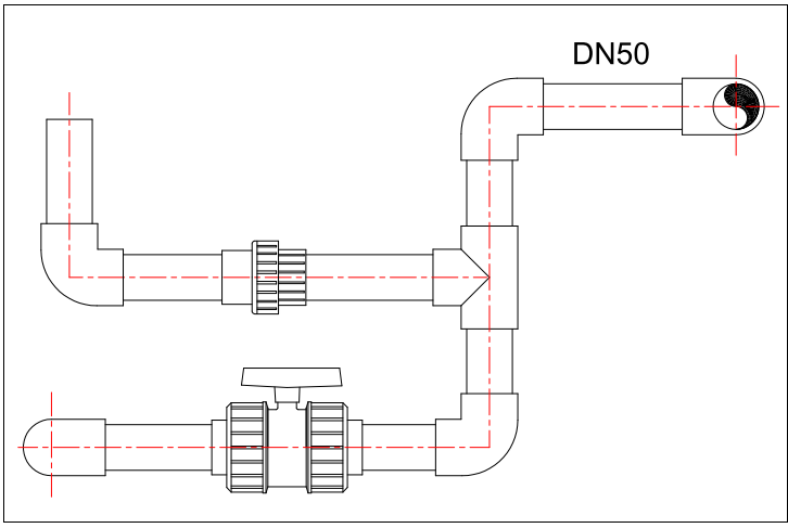 Dessin canalisation PVCP